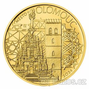 Zlatá mince ČNB 5 000 Kč - Olomouc BK (2024)