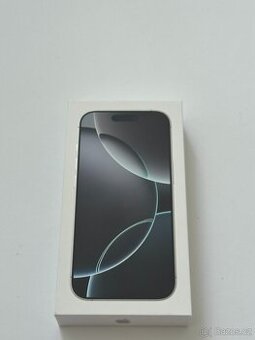 apple iphone 16 PRO 256gb White Titanium / Zapečatený