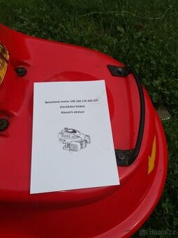 Bubnová sekačka. Nový motor 8 Hp