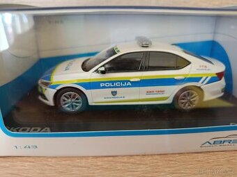 Škoda Octavia IV Policie Slovinsko Abrex 1:43
