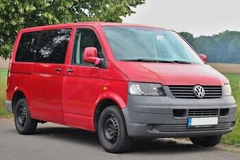 VW Transporter T5 1,9 TDI, 9 míst, klimatizace, STK 12/2026