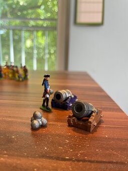 Historické dělostřelectvo – cínové figurky
