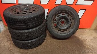 Kola Octavia 5x100 + celoroční pneu 195/65 R15