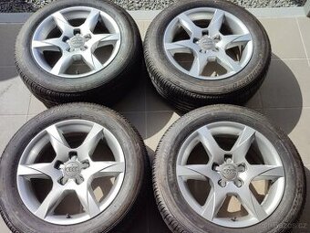 Zánovní originál ALU komplet AUDI 16" 5x112 ET35 pneu 205/6