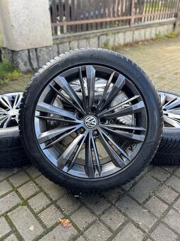 ORIGINÁL Alu Volkswagen Liverpool R18, 5x112 - TOP, ZIMNÍ