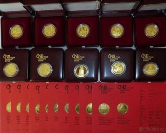 Kompletní sada KULTURNÍ PAMÁTKY, Proof