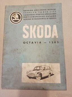 Škoda Octavia a Š 1202-Katalog serv. nářadí