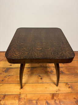 Konferenční stolek Halabala po renovaci - šelak