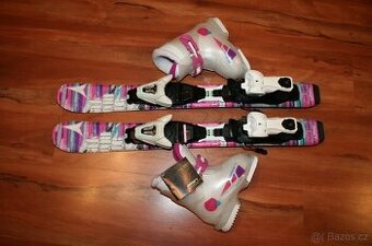 divcí lyže Atomic 70 cm , lyžaky Elan