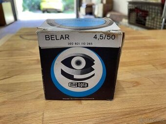 Meopta Belar - 50mm f/4.5 (4,5/50) zvětšovací optika/čočka