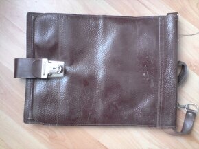 Nová vojenská kožená brašna aktovka ČSLA SNB policie VB