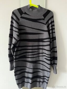 Svetrove šaty zebra Only XS top stav
