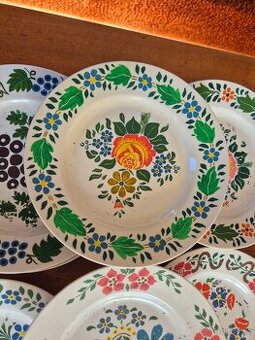 Ručně malované talíře - dekorace