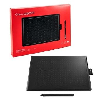 Grafický tablet One by WACOM M - TOP STAV, KOMPLET BALENÍ