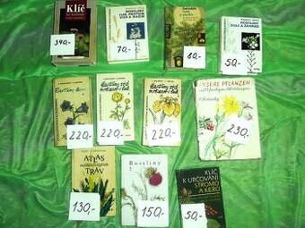 Přírodovědné knihy - flóra