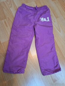 Zateplené kalhoty vel. 116