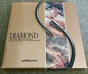 AUDIOQUEST AudioTruth Diamond XLR/1m - celostříbrný