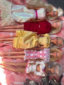 Stare panenky barbie mattel a simba celek