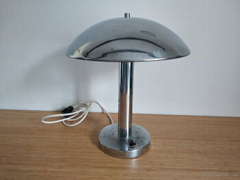 Lampa chrom funkcionalismus Gotwaldovka funkční