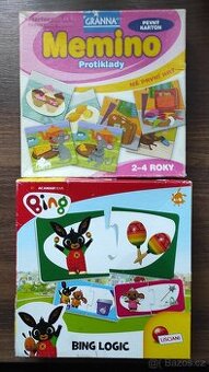Dětské puzzle Lisciani Bing /memino Granna protiklady