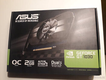 prodám nepoužitou grafickou kartu ASUS GEFORCE GT 1030
