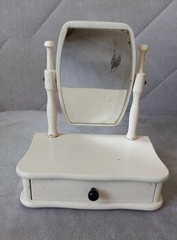 Vintage mini toaletka z 50. let se zrcadlem