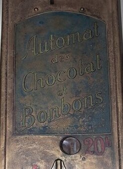 Automat na čokoládu, historický