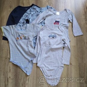 Body dl. rukáv 98/104, slipy, pyžamka, ponožky - 1