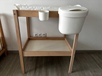 SNIGLAR Přebalovací stůl, IKEA, buk 72x53 cm