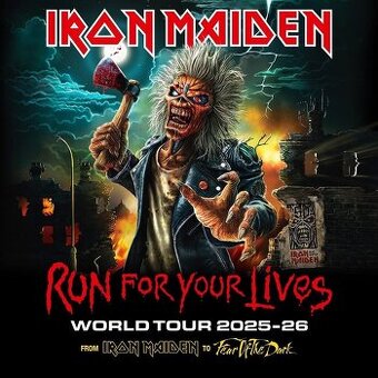 IRON MAIDEN 2 LÍSTKY STÁNÍ