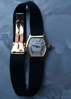 Starožitné dámské hodinky Cartier z pozůstalosti
