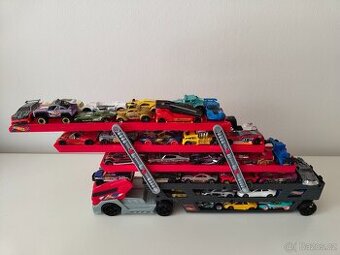 Hot wheels - kamion a auta