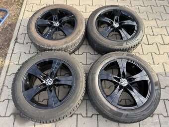 4x al kola 5x120 17 + pneu zimní 215/60 R17C