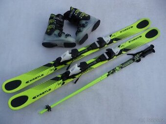 Lyže KASTLE - 130 cm + boty DALBELLO 37 eu + HOLE - set