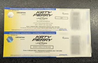 KATY PERRY - INFINITY CIRCLE VIP PACKAGE - O2 ARENA PRAHA
