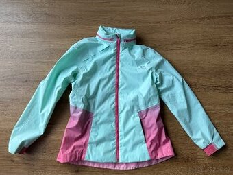 Dívčí nepromokavá bunda, tenká, Kalenji vel. 146 (10-11 let)