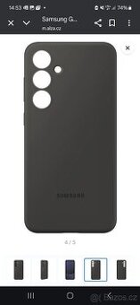 Samsung Galaxy S24 FE Silicone Case Black Kryt NOVÝ
