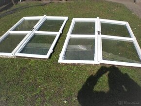 Okenní křídla zasklená na pařník příp. skleník