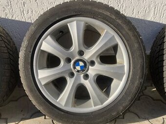 ALU kola BMW 5x120 R16 zimní pneu 195/55/16 sada