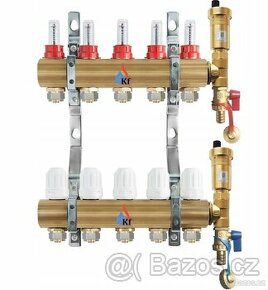 Rozdělovač na podlahovku 4-14 okr.+ komplet