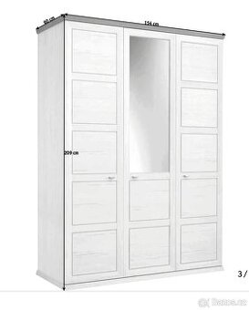 Šatní skříň se zrcadlem -NOVÁ