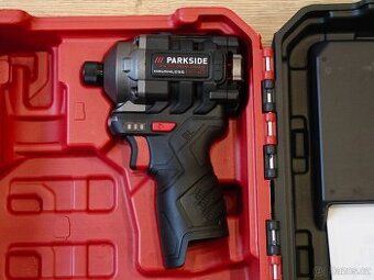 Aku rázový utahovák Parkside 12V + 2Ah baterka + nabíječka