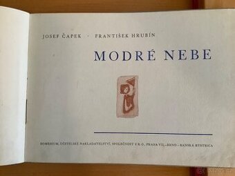 Modré nebe - Josef Čapek, Fr. Hrubín 1948