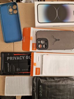 3x kryt a 3x skla iPhone 14 Pro Max