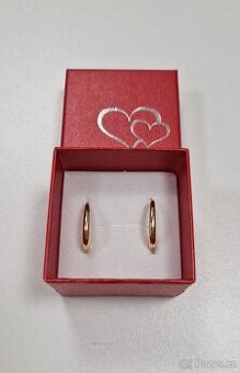 Krásné pozlacené naušnice