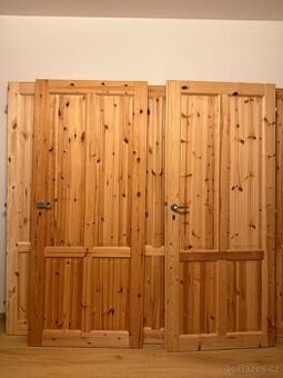 Interiérové dveře masivní 4K plné, smrk