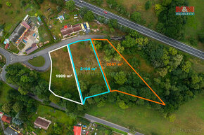 Prodej pozemků k bydlení, 11473 m², Krásný Les
