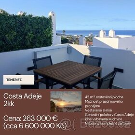 Prodej bytu 2kk, v top oblasti Costa Adeje, ostrov Tenerife - 1