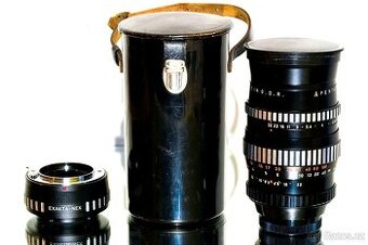 Sony E Pentacon ZEBRA 2,8/135mm 15-lamelový TOP STAV