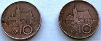 2x 10 Kč rok 1995